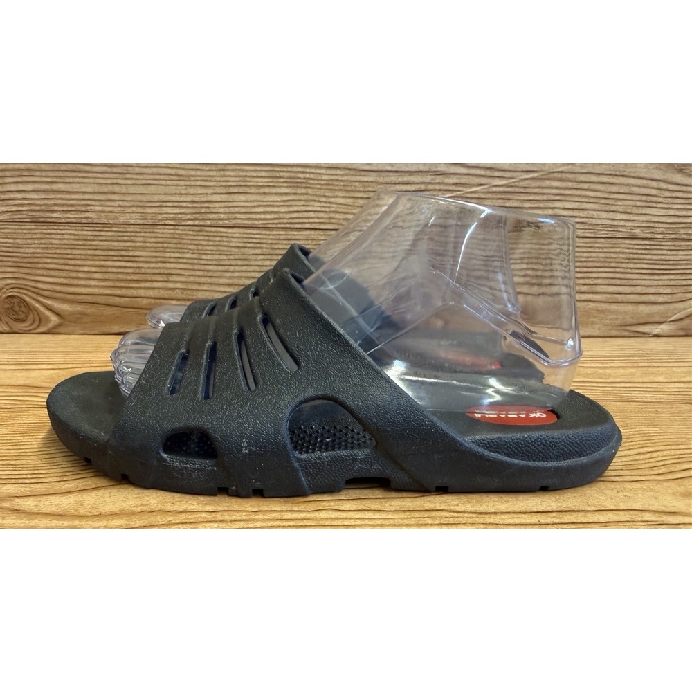 Okabashi Sandals Shoes Size ML 8-9‎ Black Slides Slip On Rubber